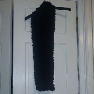 Black Knit Scarf